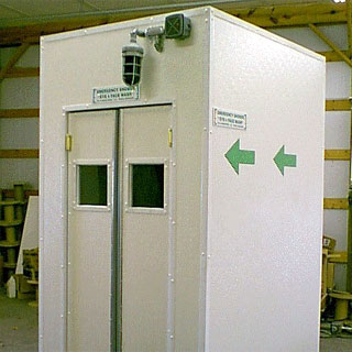 B-L-S Emergency Drench Shower & Eye Wash - Shower Exterior