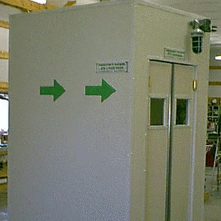 B-L-S Emergency Drench Shower & Eye Wash - Shower Exterior